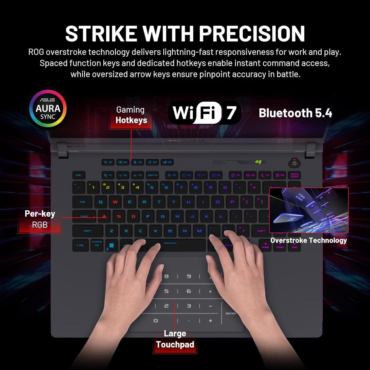 ASUS ROG Strix G16 - KI-Workstation, ohne Engpässe, TGP/TDP, Karriere