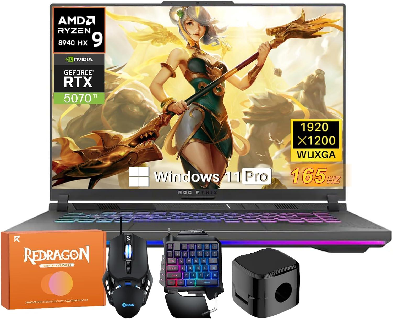 ROG Strix G16 - KI-Workstation, für Profis (KI/3D), Engpass, TGP/TDP