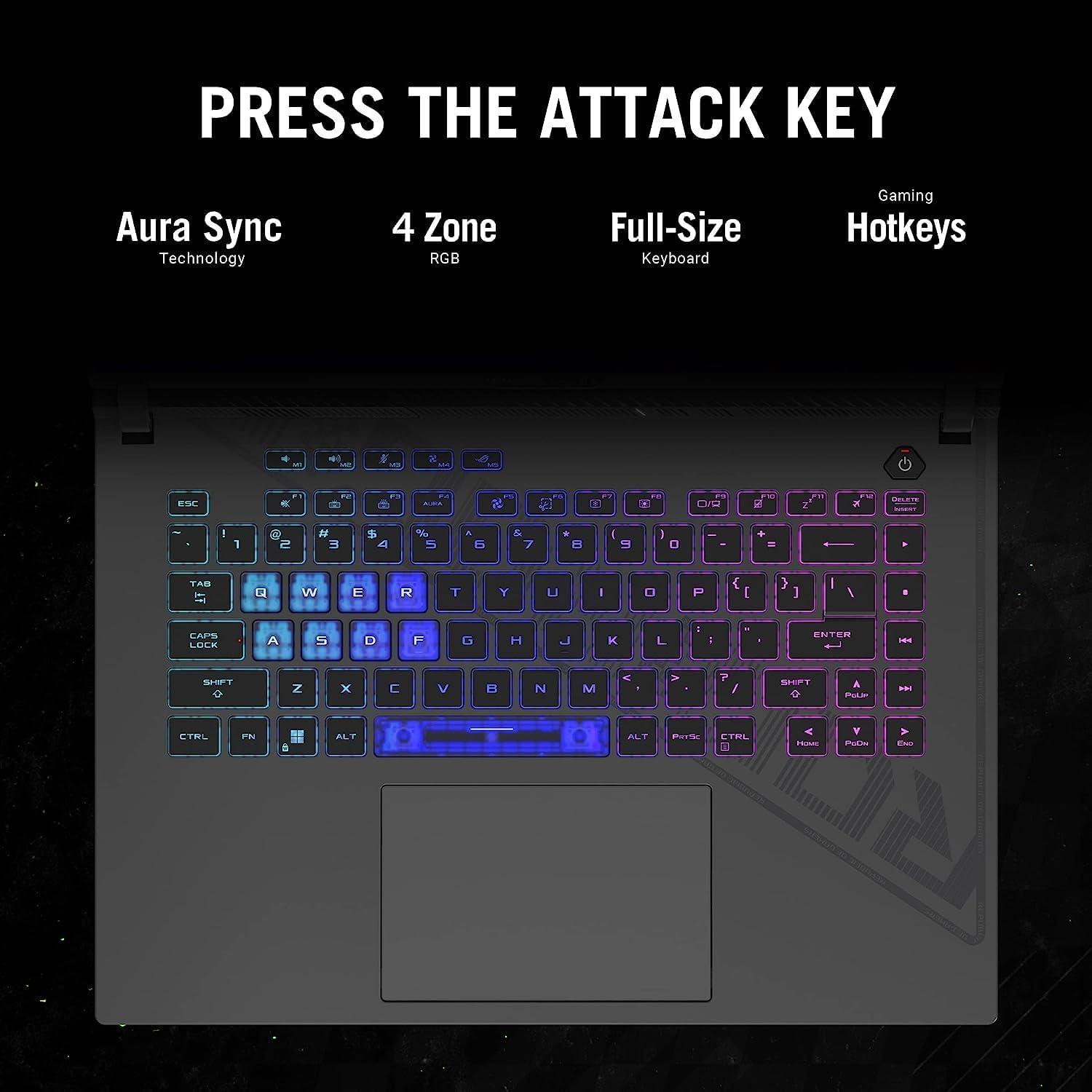 ROG Strix G16 - KI-Workstation, für Profis (KI/3D), Engpass, TGP/TDP